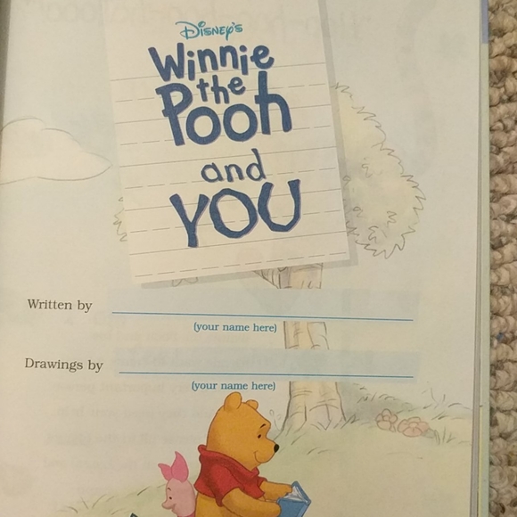 Winnie the Pooh and You- a book you write! - Picture 2 of 7
